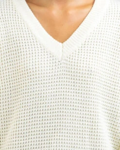 Georgetown V Neck Knit Jumper 8 Georgetown V Neck Knit Jumper -Fashion Women 20356947 02 RT XL