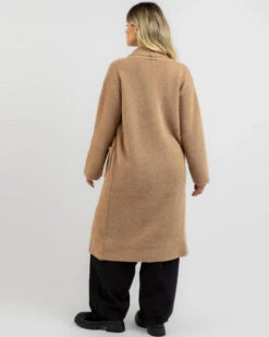 Penelope Longline Teddy Knit Cardigan 7 Penelope Longline Teddy Knit Cardigan -Fashion Women 20356963 01 LT XL