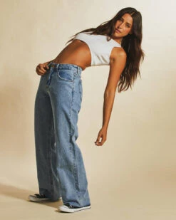 Alice Straight Leg Jeans -Fashion Women 20357014 01 LT XL