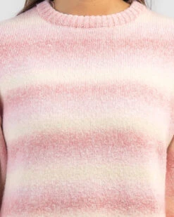 Evan Stripe Crew Neck Knit Jumper -Fashion Women 20357015 01 RT XL