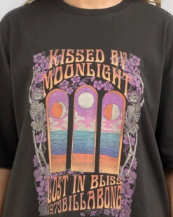 Billabong Kissed By Moonlight T-Shirt -Fashion Women 20357818 01 RT XL