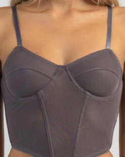 Stassie Mesh Corset Top -Fashion Women 20358078 02 RT XL