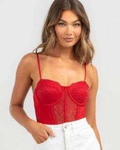 Waldorf Lace Corset Bodysuit