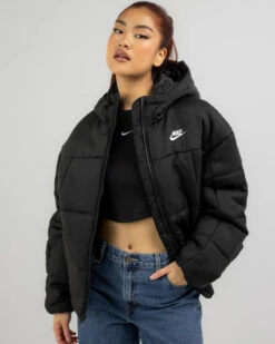 Nike Essential Classic Hooded Puffer Jacket