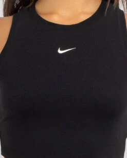 Nike Essential Rib Crop Tank Top -Fashion Women 20359953 01 RT XL