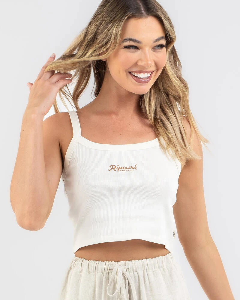 Rip Curl Retro Rib Tank Top 1 Rip Curl Retro Rib Tank Top