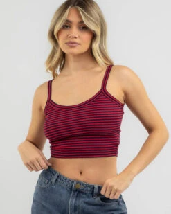 Morticia Stripe Baby Tank Top