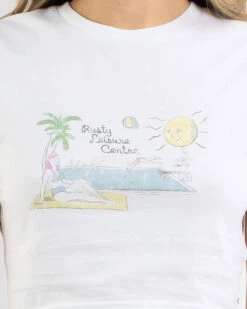 Rusty Pool Side Organic Baby Tee -Fashion Women 20361803 01 RT XL