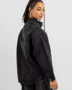 Phoenix Denim Shacket -Fashion Women 20362154 01 LT XL