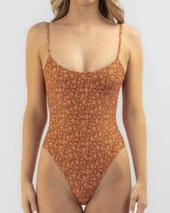 Rhythm Nazare Paisley Minimal One Piece Swimsuit -Fashion Women 20362782 01 RT XL