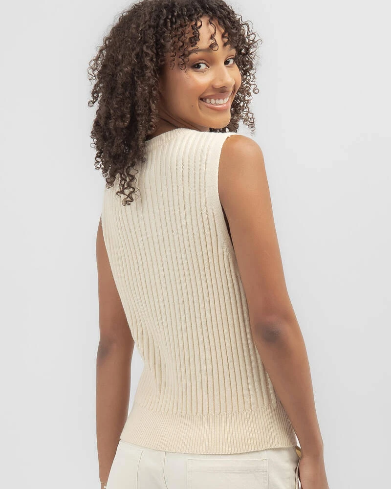 Rhythm Shell Beach Knit Vest 3 Rhythm Shell Beach Knit Vest - Image 3