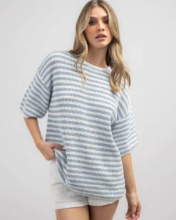 Rhythm Corsica Knit Oversized T-Shirt