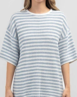 Rhythm Corsica Knit Oversized T-Shirt 7 Rhythm Corsica Knit Oversized T-Shirt -Fashion Women 20362845 01 RT XL