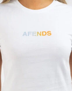 Afends World Baby Tee -Fashion Women 20363041 01 RT XL