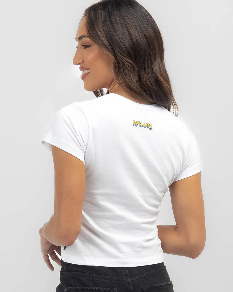 Afends F Plastic Baby Tee 3 Afends F Plastic Baby Tee - Image 3