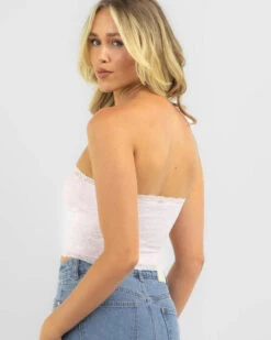 Chad Lace Tube Top -Fashion Women 20363549 04 LT XL