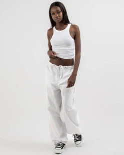 Basic Rib Racer Tank Top -Fashion Women 20363791 03 TP XL