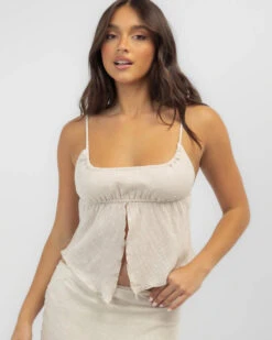 Hillary Split Cami Top
