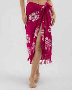 Addie Hibiscus Sarong