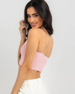 Sweetie Mesh Cami Crop Top -Fashion Women 20365434 03 LT XL