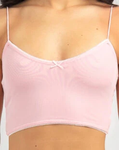 Sweetie Mesh Cami Crop Top -Fashion Women 20365434 03 RT XL