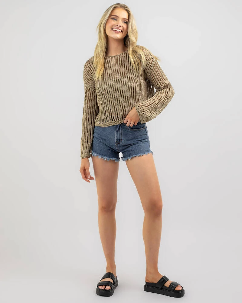 Alexa Crochet Long Sleeve Top 2 Alexa Crochet Long Sleeve Top - Image 2