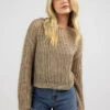Alexa Crochet Long Sleeve Top