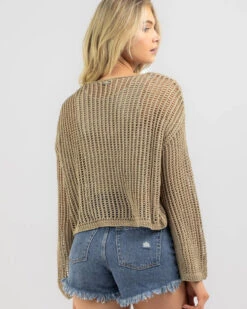 Alexa Crochet Long Sleeve Top 6 Alexa Crochet Long Sleeve Top -Fashion Women 20365594 01 LT XL