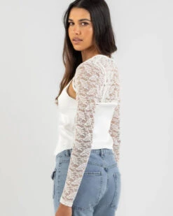 Princess Treatment Lace Bolero 7 Princess Treatment Lace Bolero -Fashion Women 20365674 01 LT XL