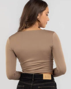 Karla Long Sleeve Top 6 Karla Long Sleeve Top -Fashion Women 20367401 01 LT XL