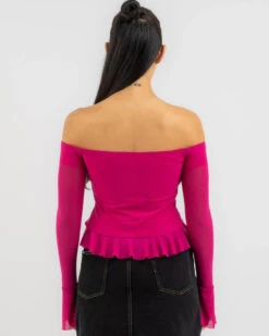 Rosalia Long Sleeve Top -Fashion Women 20368008 01 LT XL